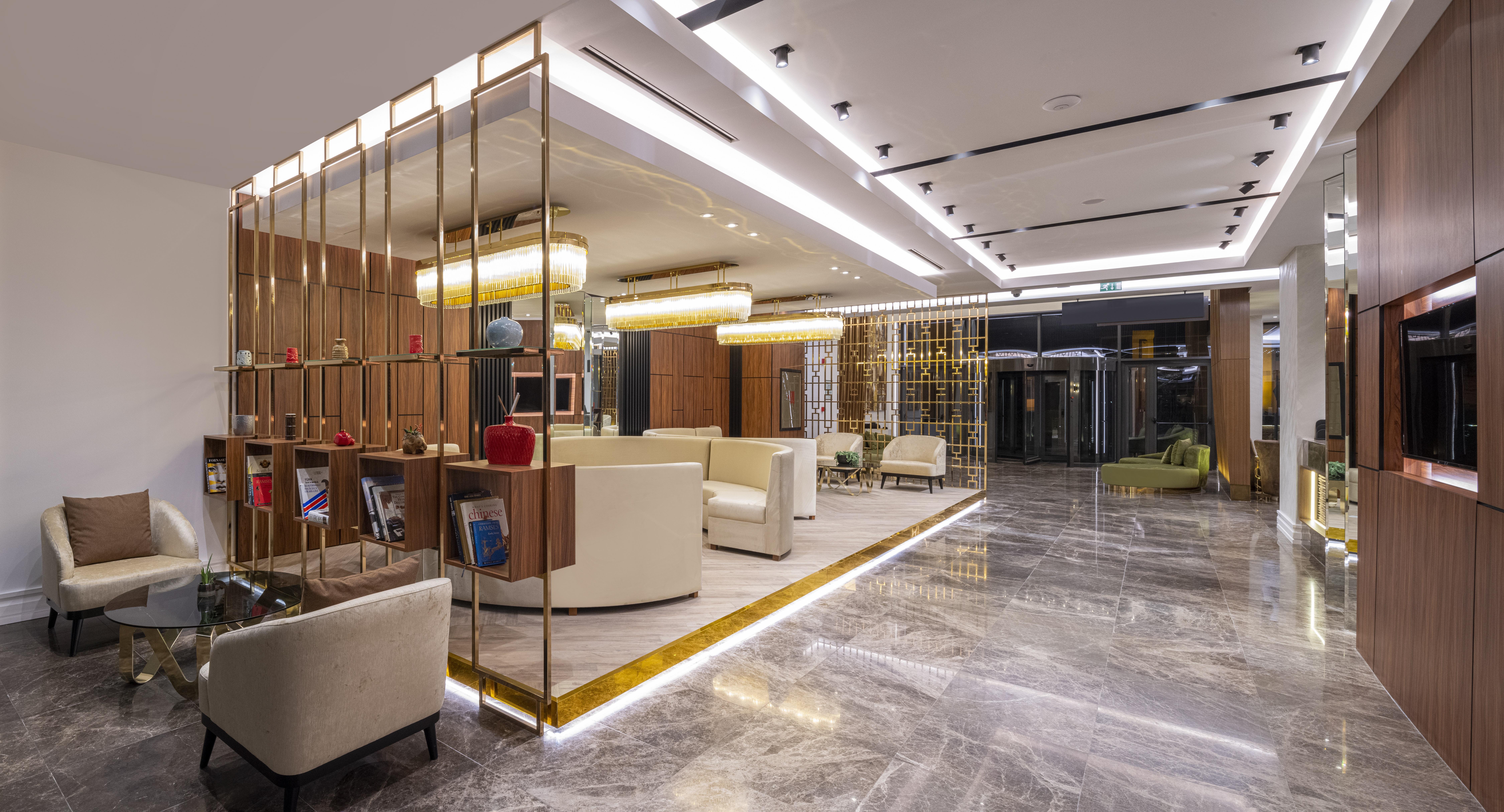 Hotel Movenpick Living Istanbul West Exterior foto Lobby